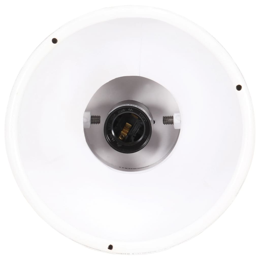 Industrijska viseća svjetiljka 25 W bijela okrugla 19 cm E27