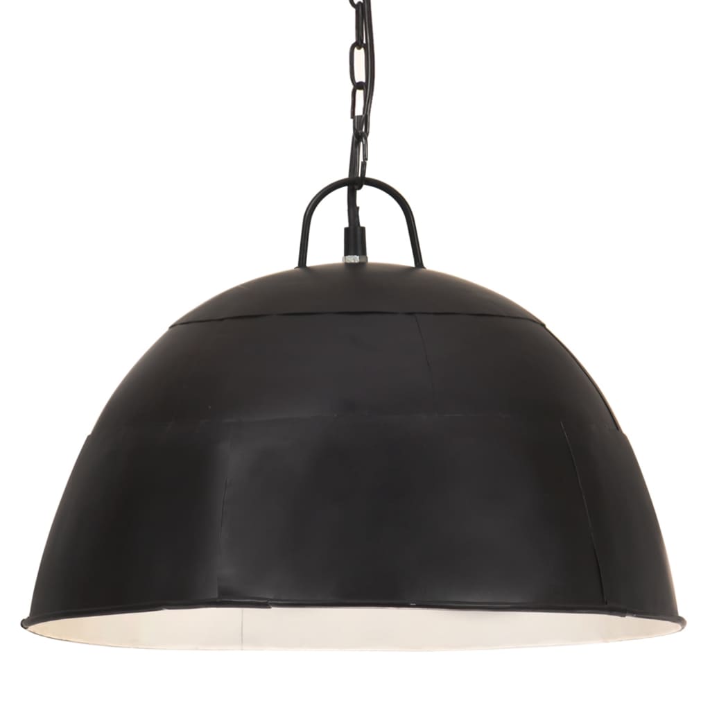 Industrijska viseća svjetiljka 25 W crna okrugla 41 cm E27