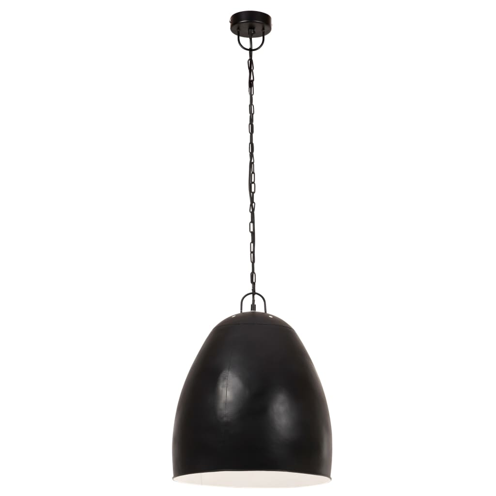 Industrijska viseća svjetiljka 25 W crna okrugla 42 cm E27