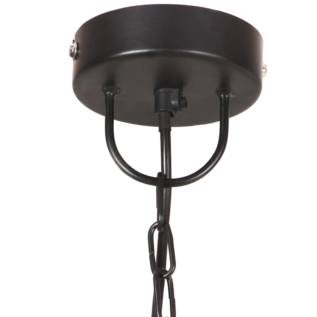 Industrijska viseća svjetiljka 25 W crna okrugla 42 cm E27