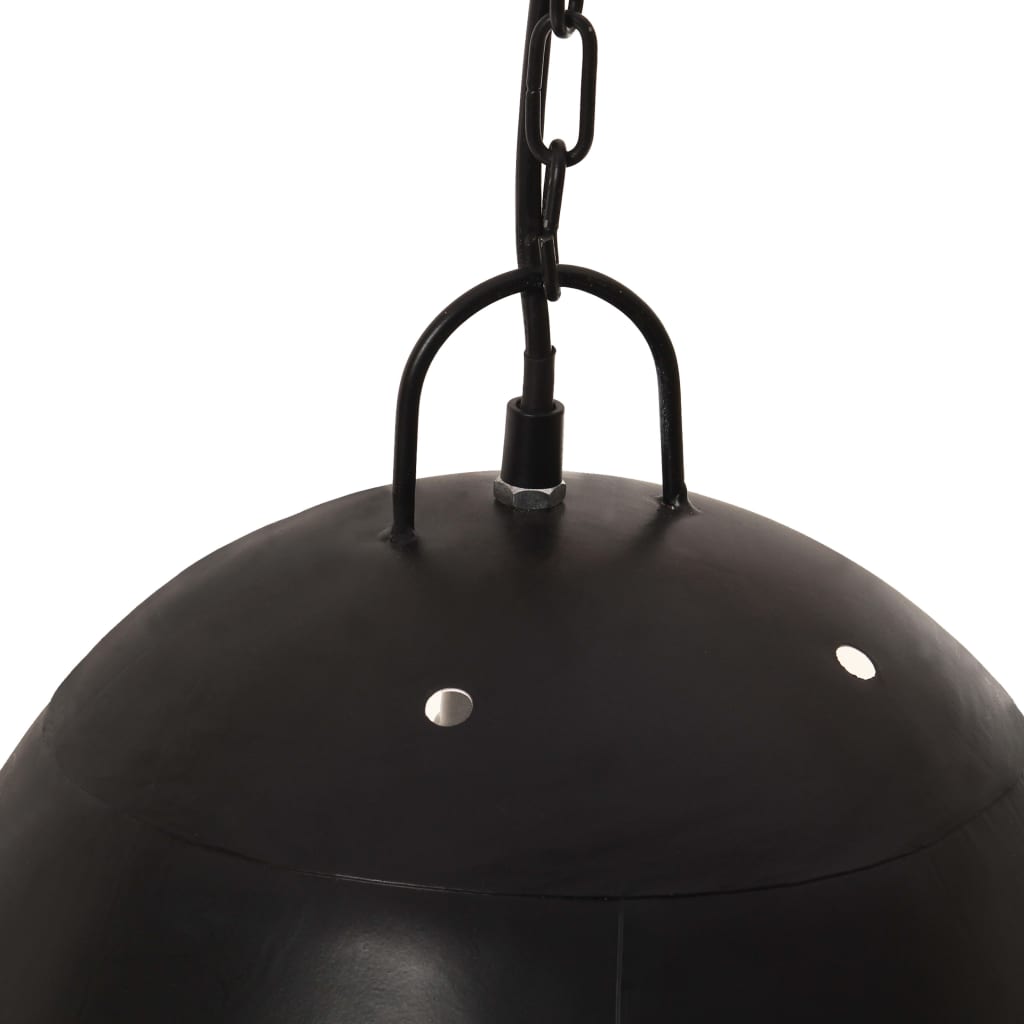 Industrijska viseća svjetiljka 25 W crna okrugla 42 cm E27