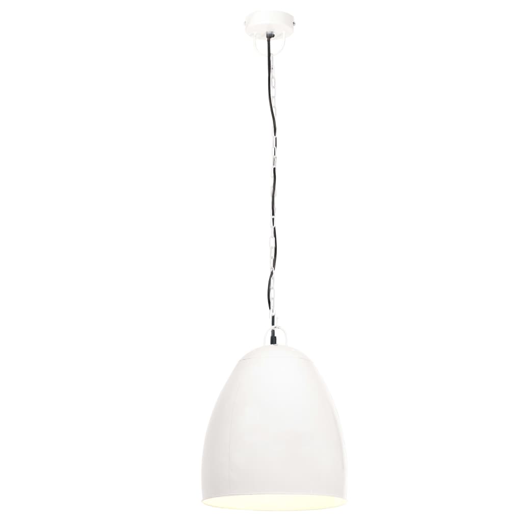 Industrijska viseća svjetiljka 25 W bijela okrugla 42 cm E27