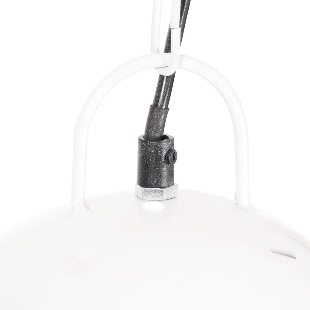 Industrijska viseća svjetiljka 25 W bijela okrugla 42 cm E27