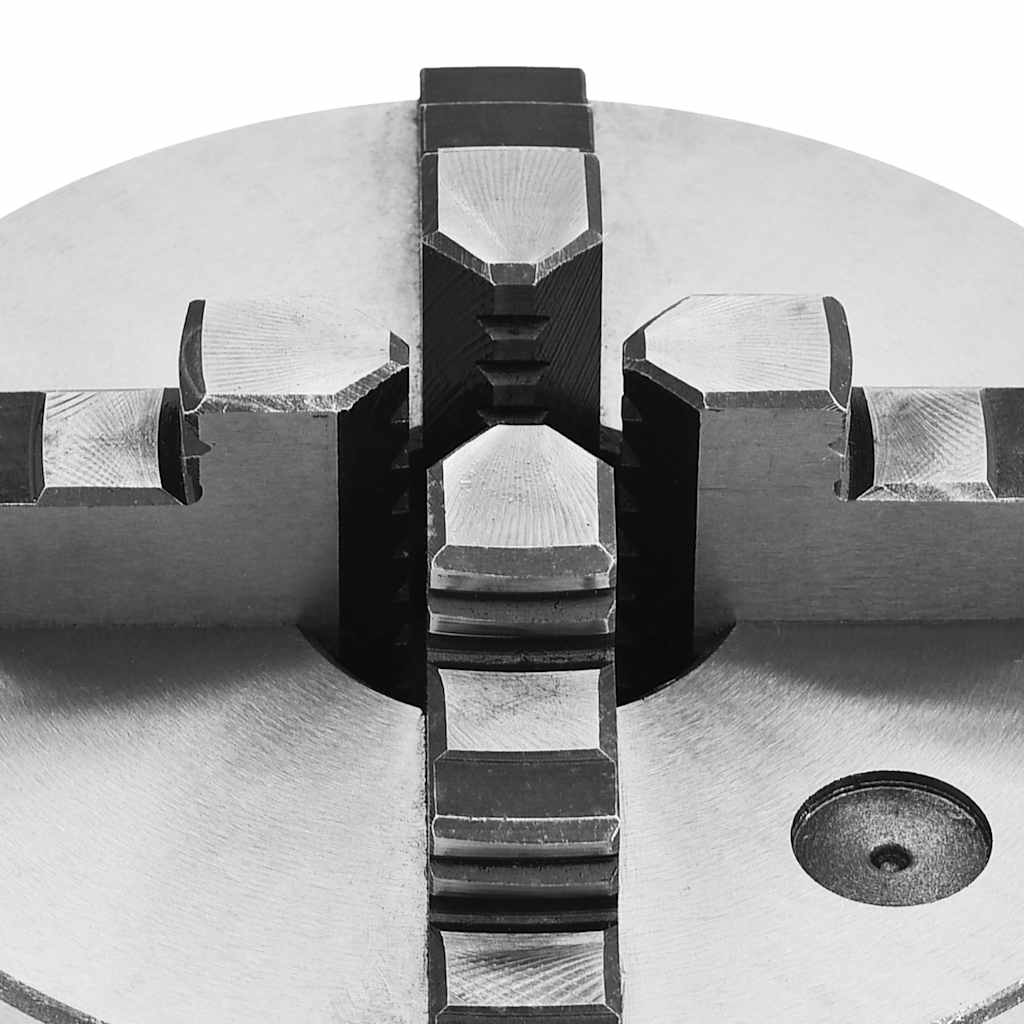 Stezna glava za tokarski stroj s 4 čeljusti 160 mm čelična