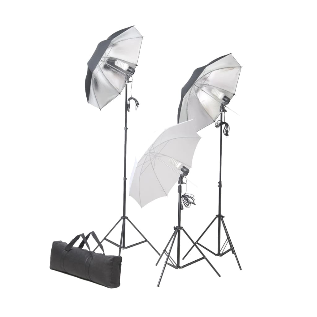 Oprema za fotografski studio sa setom svjetiljki i pozadinom