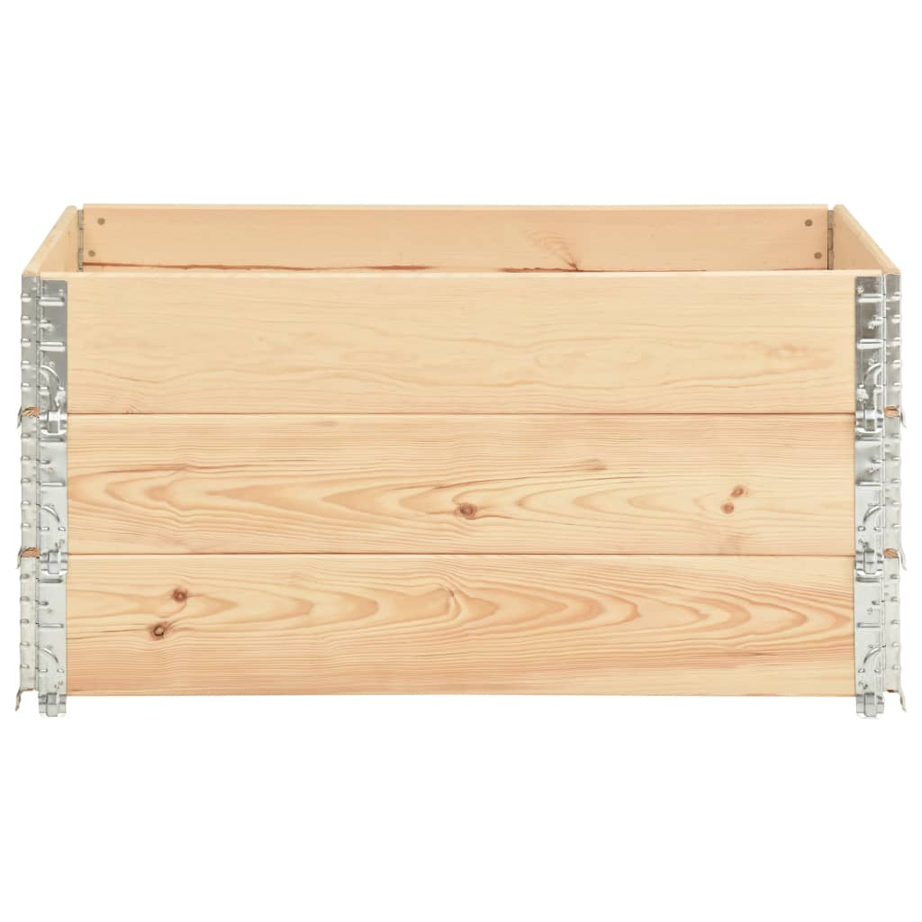 Povišene gredice 3 kom 80 x 120 cm od masivne borovine