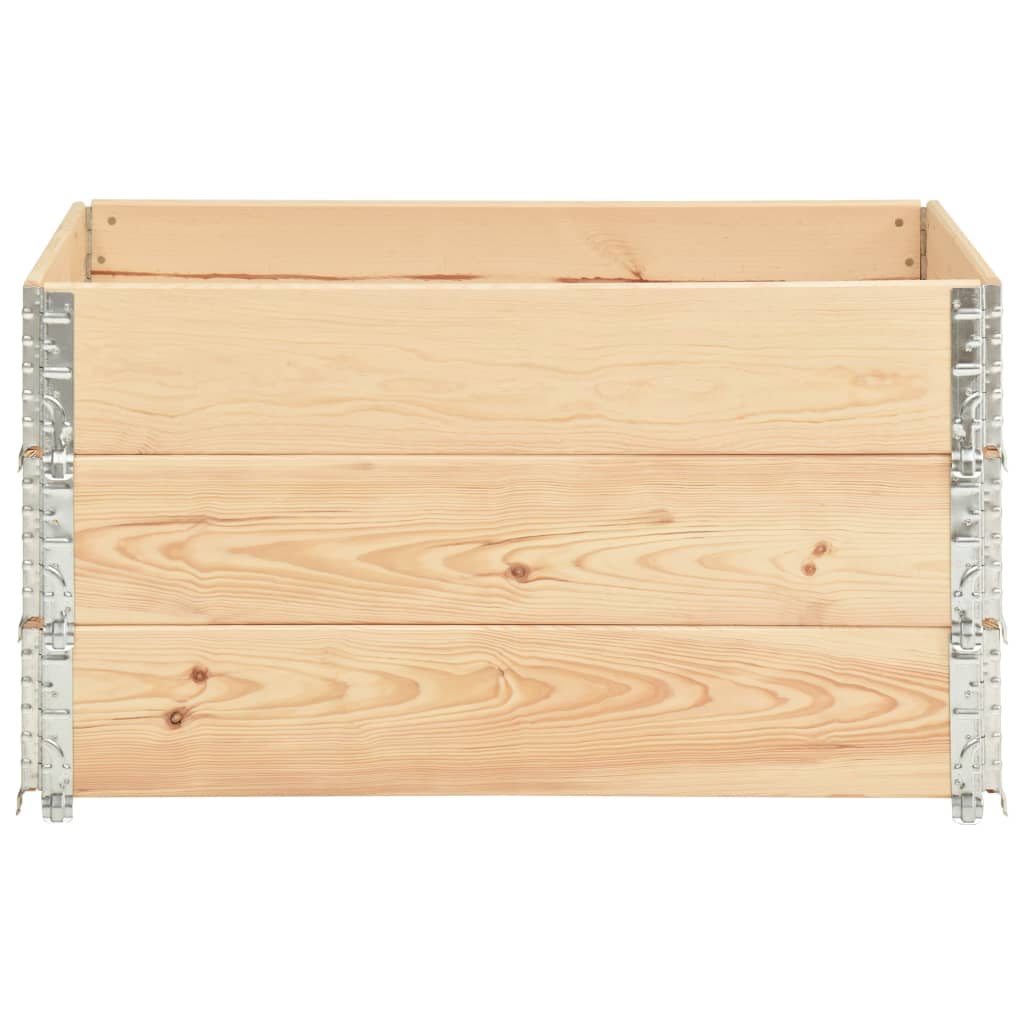 Povišene gredice 3 kom 50 x 100 cm od masivne borovine