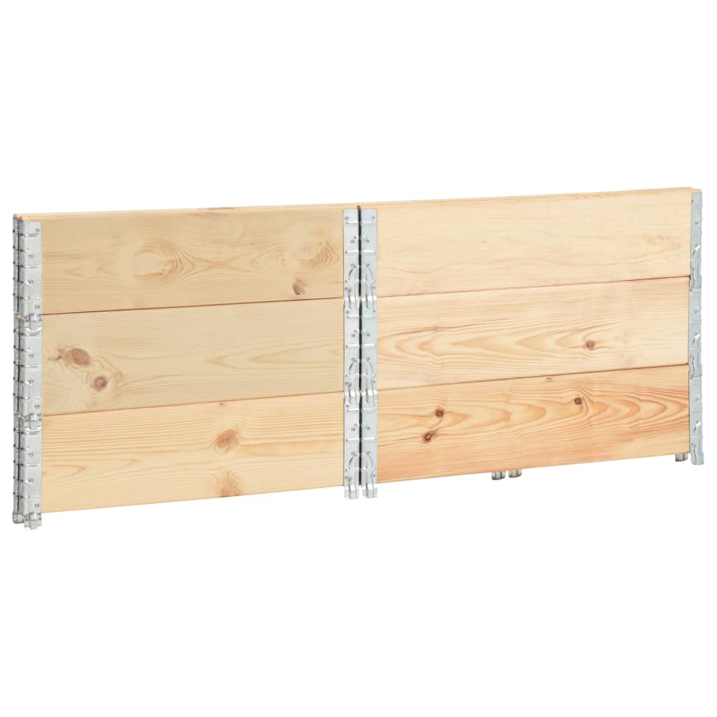 Povišene gredice 3 kom 100 x 100 cm od masivne borovine