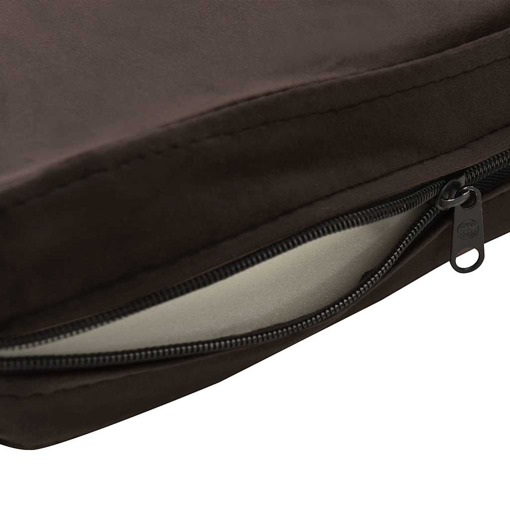 Sofa za pse smeđa 60 x 43 x 30 cm od pliša i umjetne kože