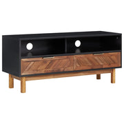 TV ormarić 100 x 35 x 45 cm od masivnog bagremovog drva i MDF-a