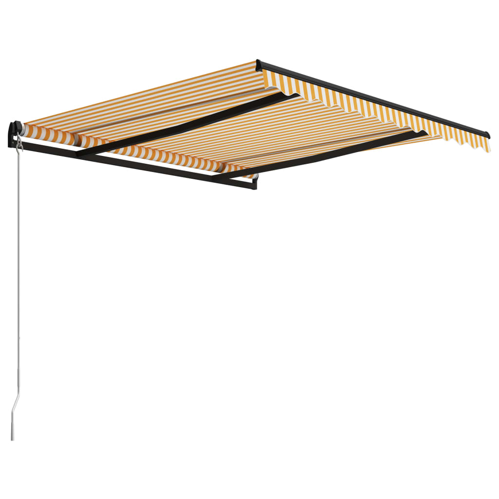 Tenda na ručno uvlačenje 300 x 250 cm žuto-bijela