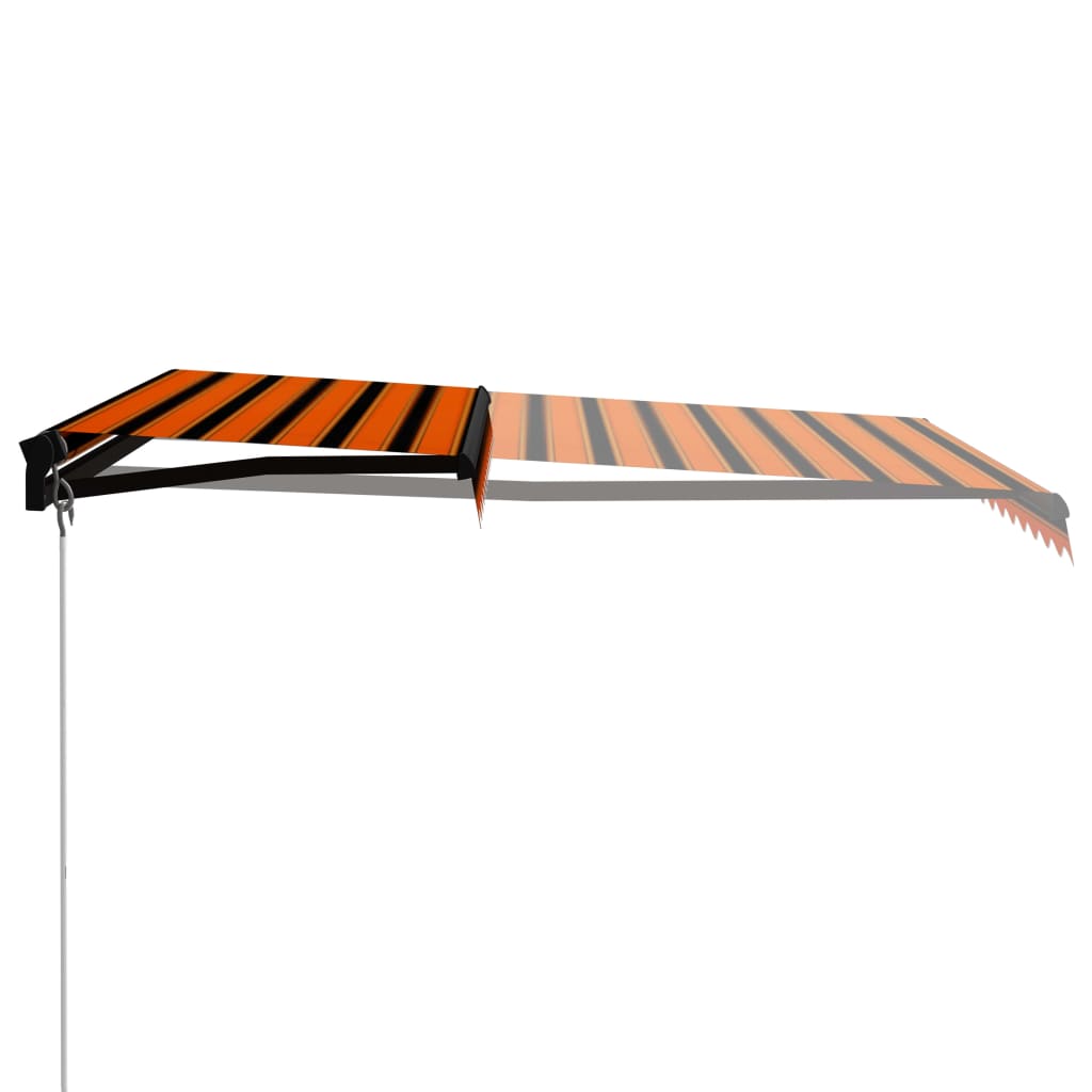Tenda na ručno uvlačenje 300 x 250 cm narančasto-smeđa