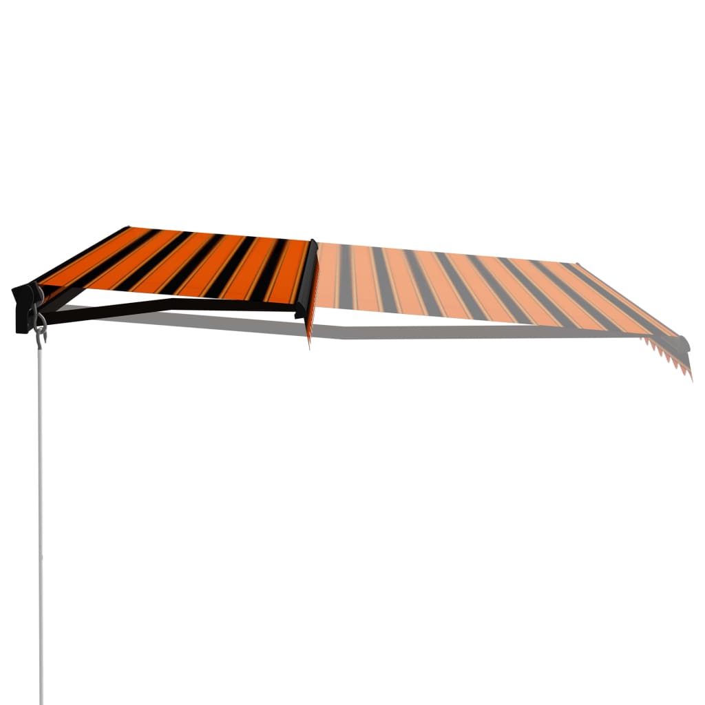 Tenda na ručno uvlačenje 450 x 300 cm narančasto-smeđa