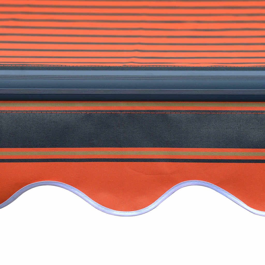 Tenda na ručno uvlačenje LED 300 x 250 cm narančasto-smeđa