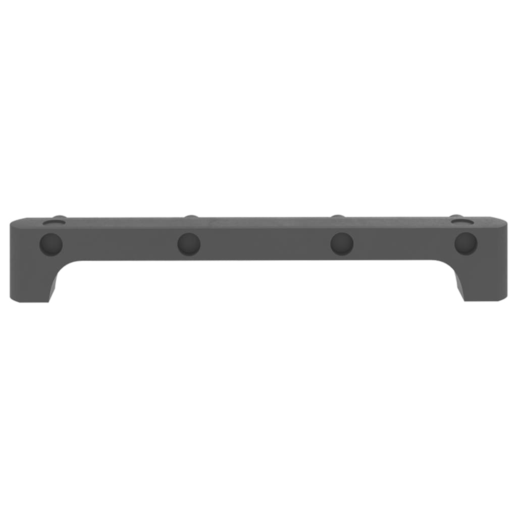 Police za izlaganje s 12 kocki od tkanine 103x30x141 cm sive