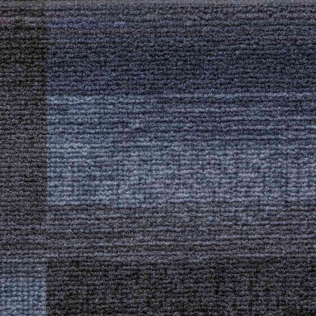 Samoljepljivi otirači za stepenice 15 kom crno-sivi 65x21x4 cm