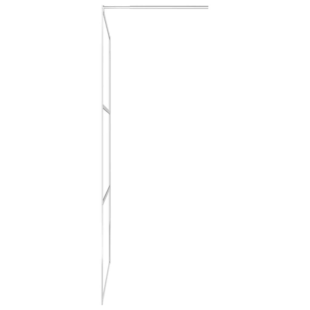 Pregrada za tuširanje s prozirnim staklom ESG 140 x 195 cm