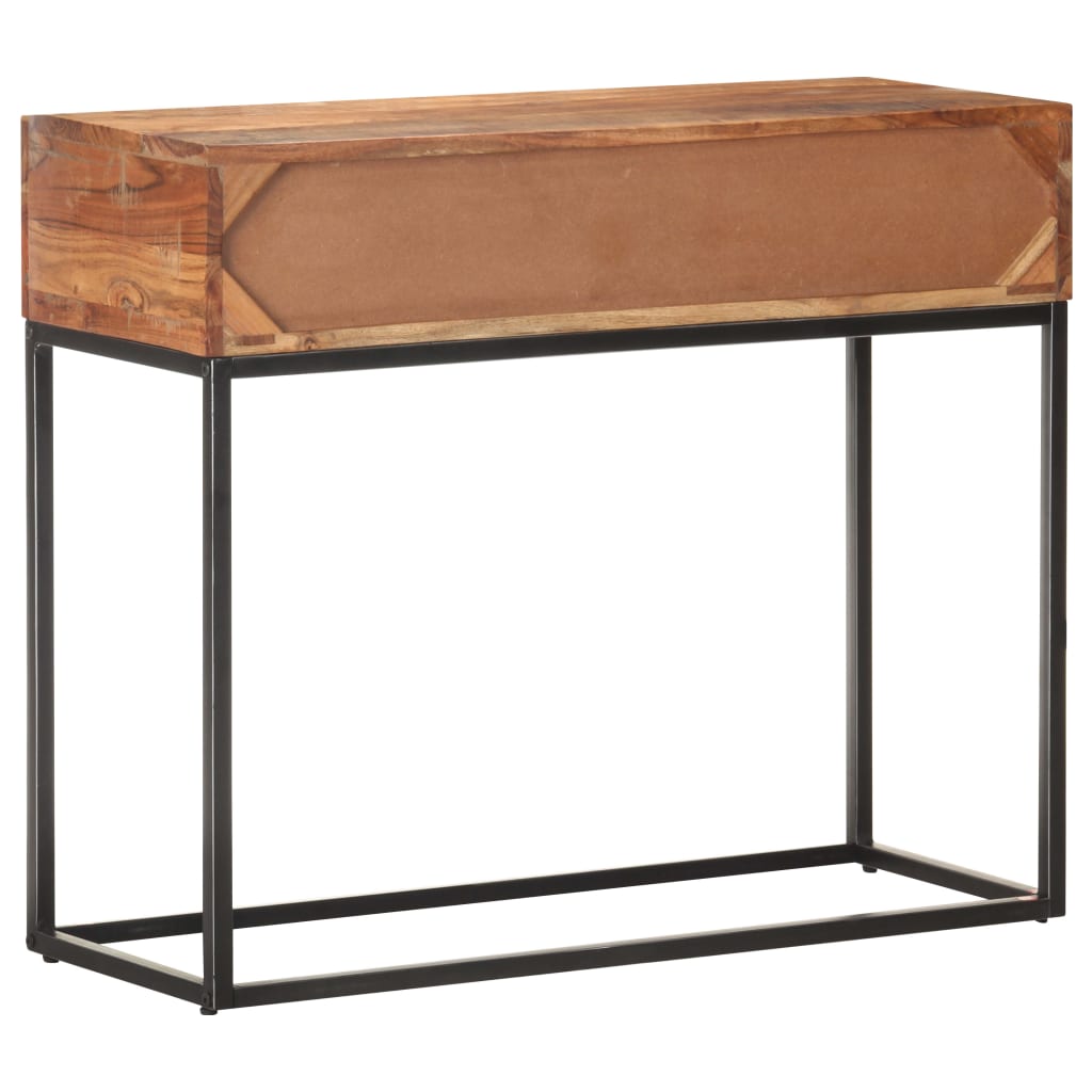 Konzolni stol 90 x 35 x 75 cm od grubog bagremovog drva