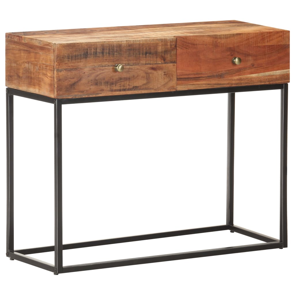 Konzolni stol 90 x 35 x 75 cm od grubog bagremovog drva