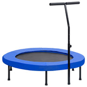 Trampolin za vježbanje s ručkom i sigurnosnim jastučićem 122 cm