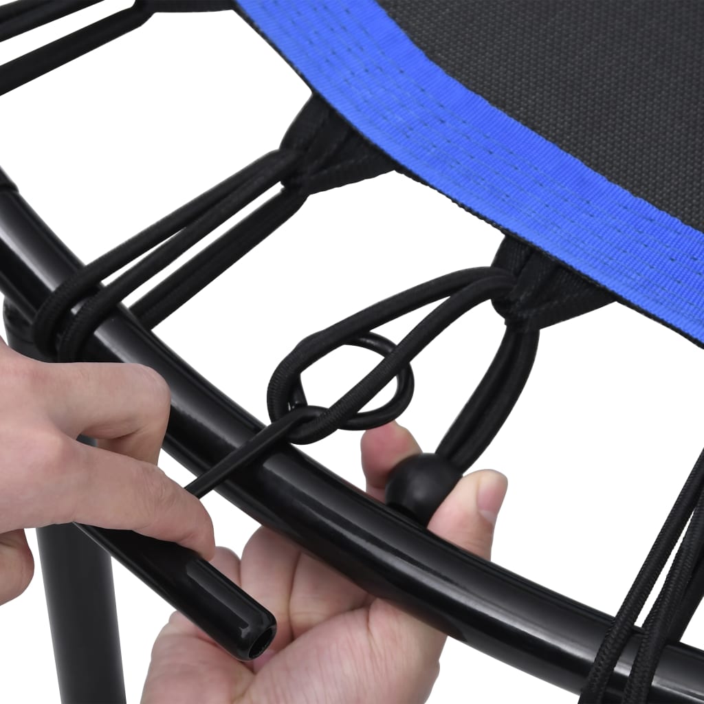 Trampolin za vježbanje s ručkom i sigurnosnim jastučićem 122 cm
