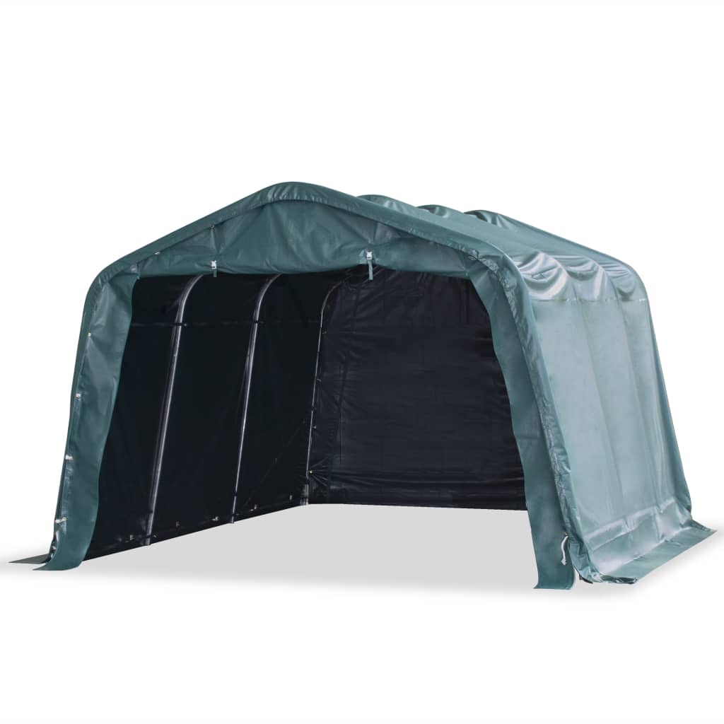 Uklonjivi šator za stoku PVC 550 g/m² 3,3 x 4,8 m tamnozeleni