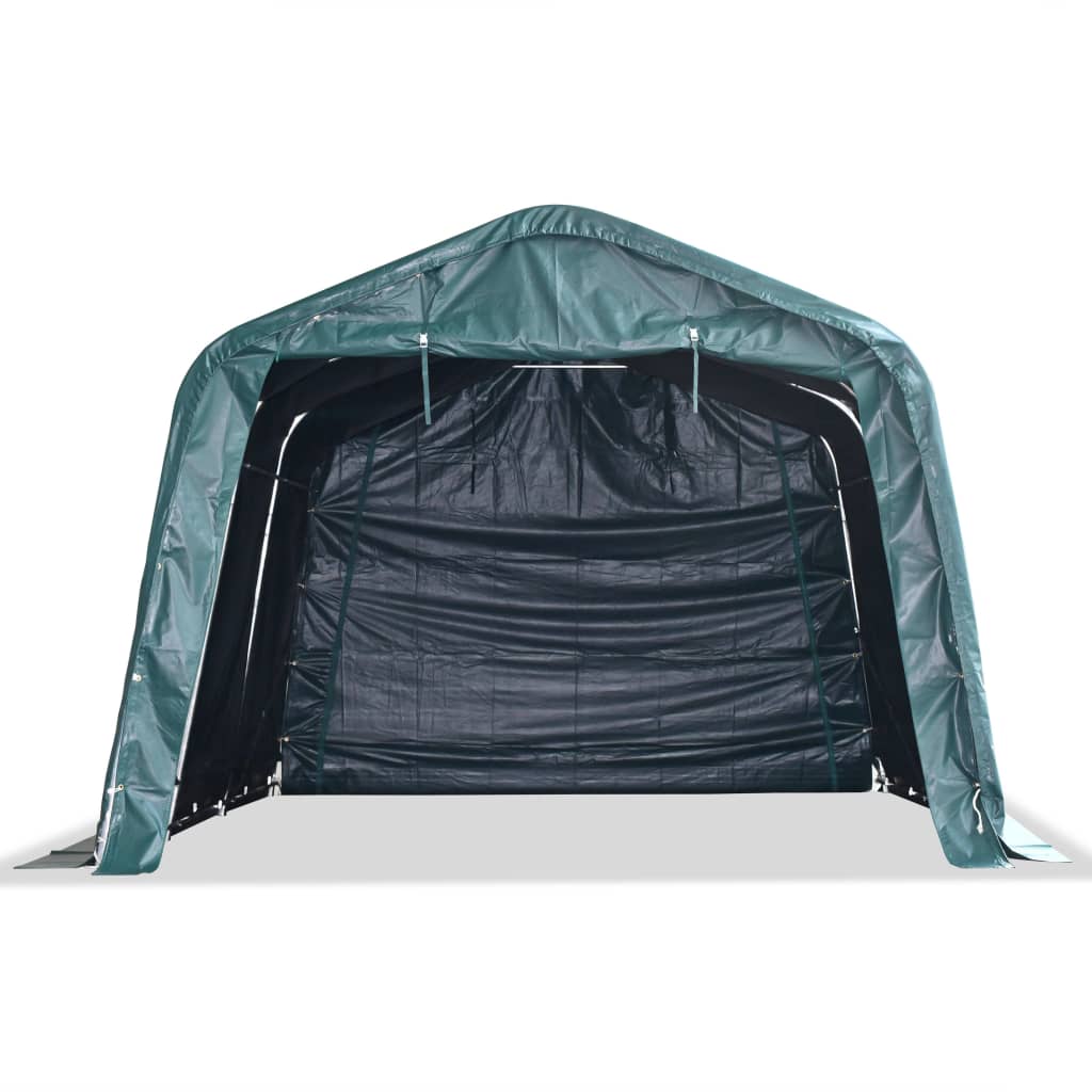 Uklonjivi šator za stoku PVC 550 g/m² 3,3 x 4,8 m tamnozeleni