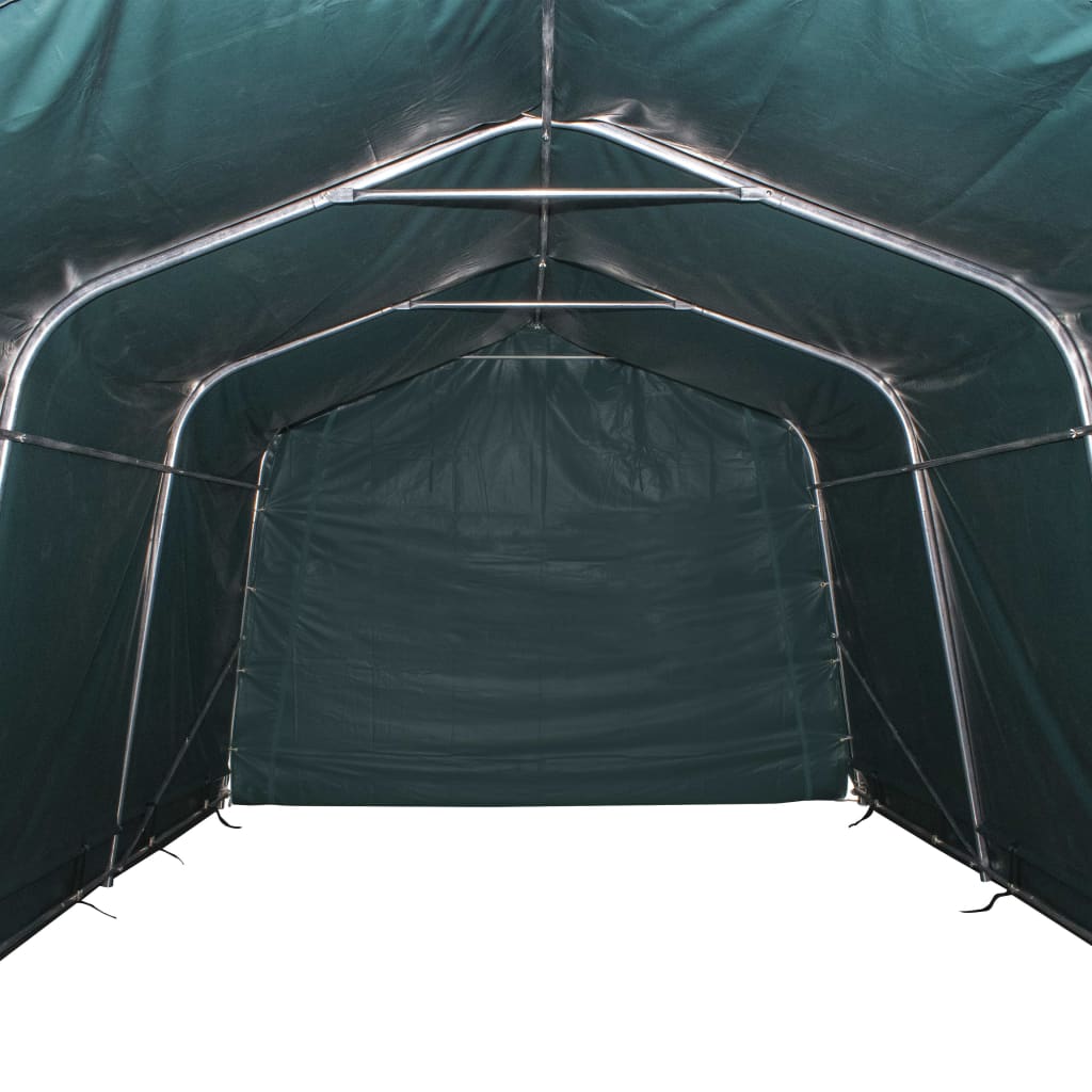 Uklonjivi šator za stoku PVC 550 g/m² 3,3 x 4,8 m tamnozeleni