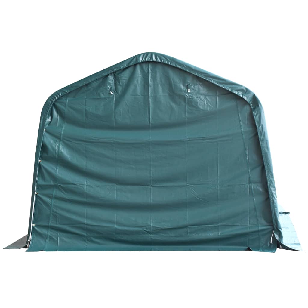 Uklonjivi šator za stoku PVC 550 g/m² 3,3 x 6,4 m tamnozeleni
