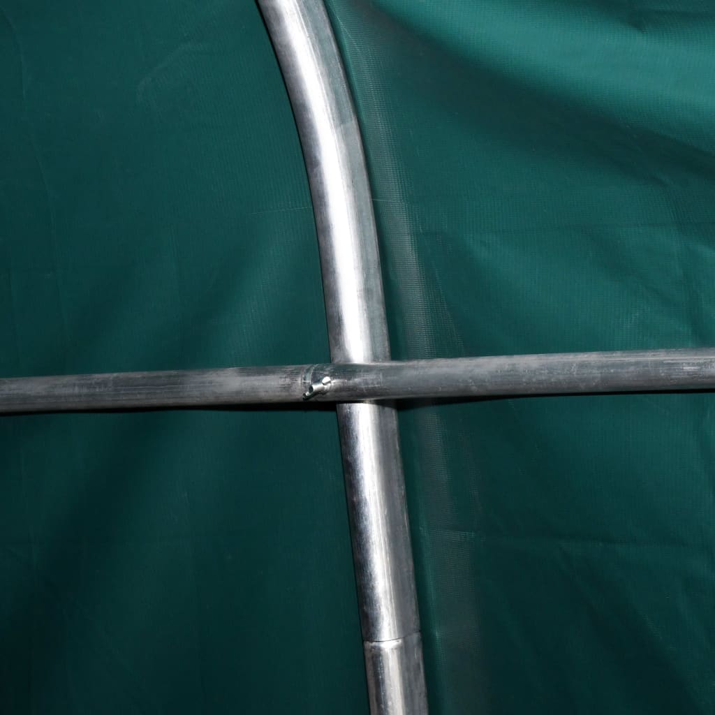 Uklonjivi šator za stoku PVC 550 g/m² 3,3 x 6,4 m tamnozeleni