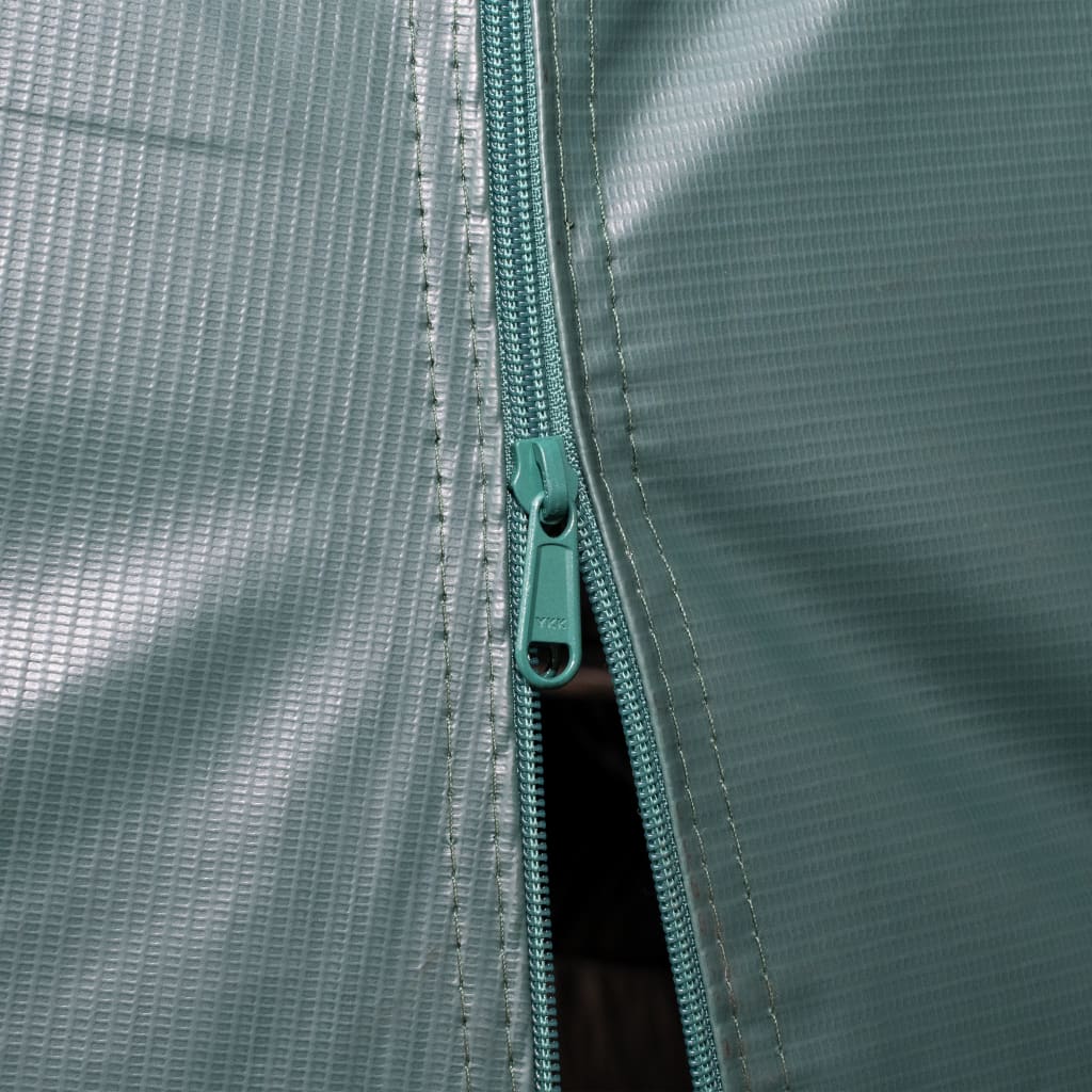 Uklonjivi šator za stoku PVC 550 g/m² 3,3 x 6,4 m tamnozeleni