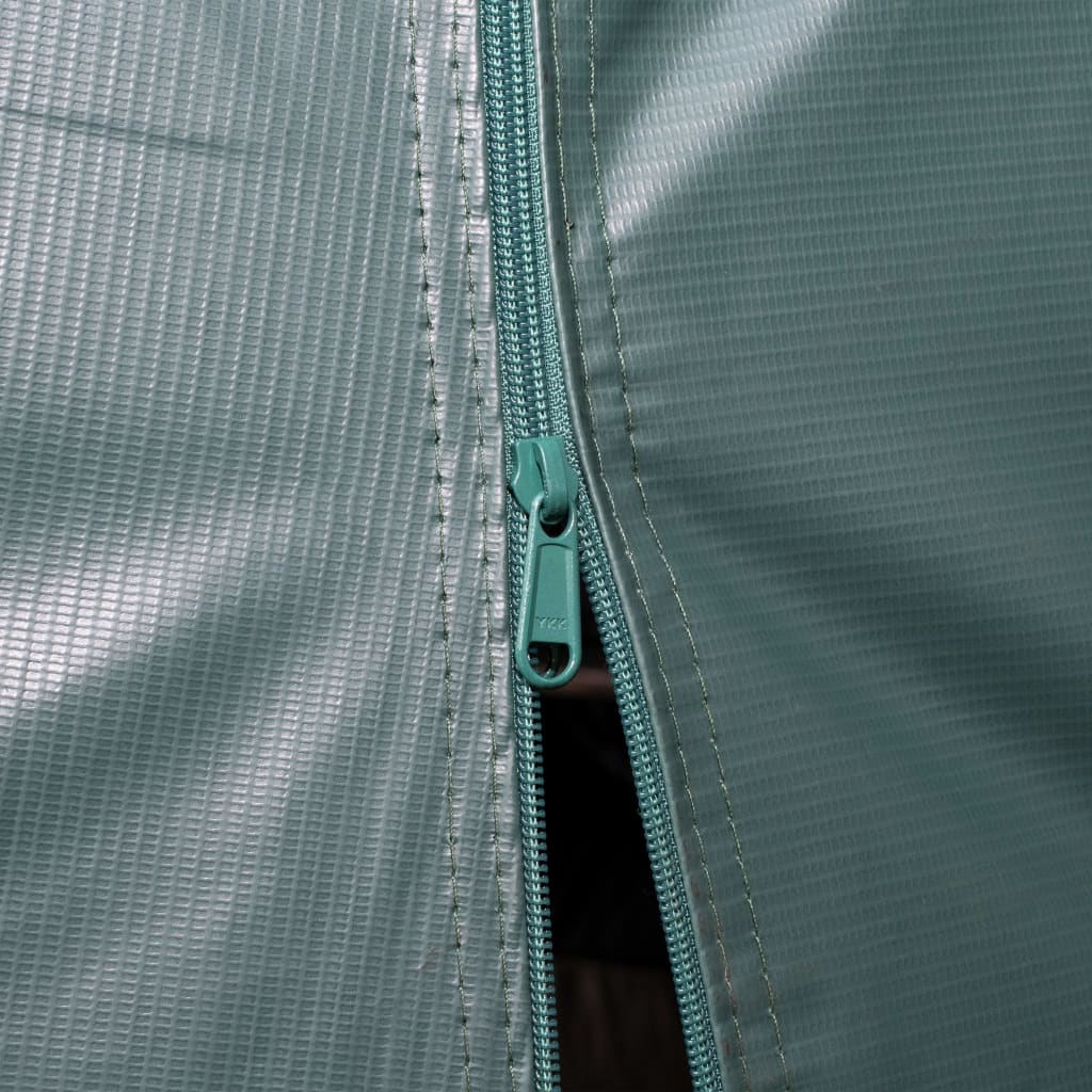 Uklonjivi šator za stoku PVC 550 g/m² 3,3 x 16 m tamnozeleni