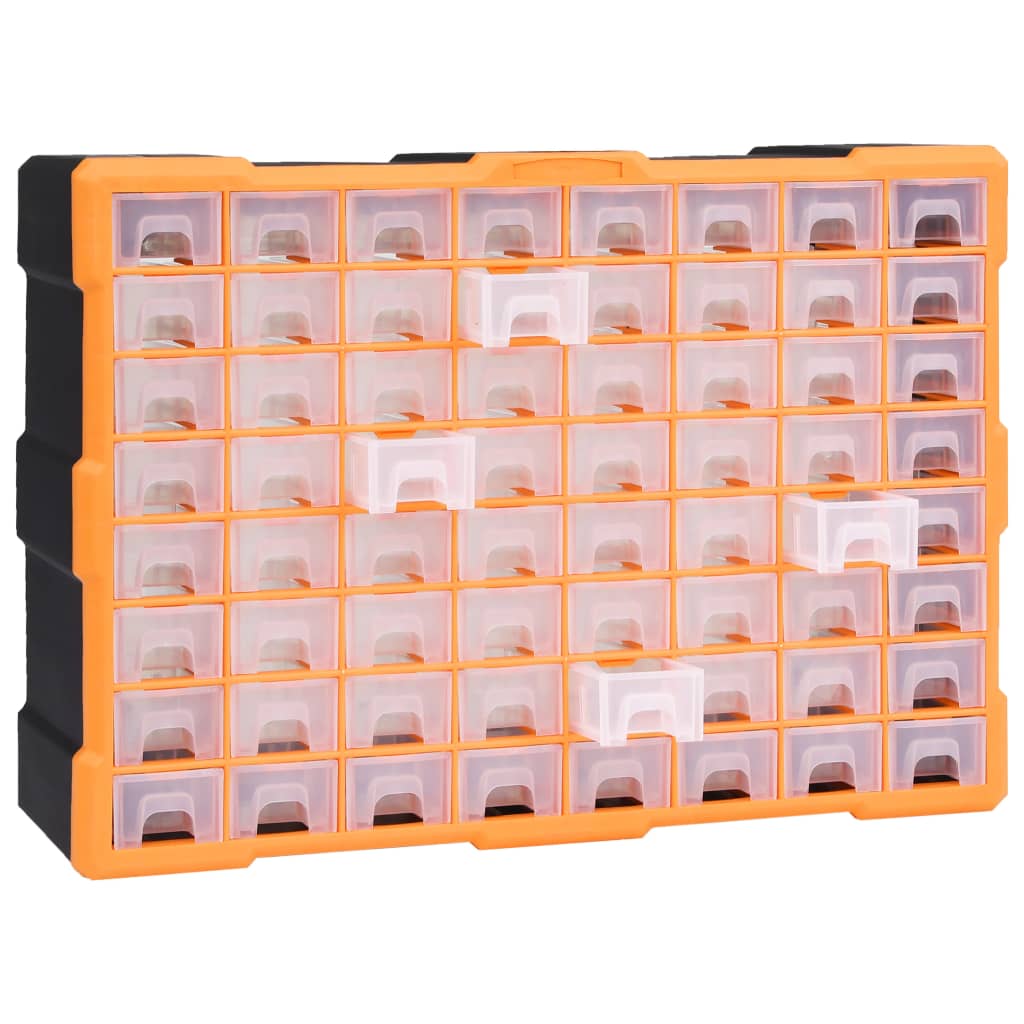 Organizator sa 64 ladice 52 x 16 x 37,5 cm
