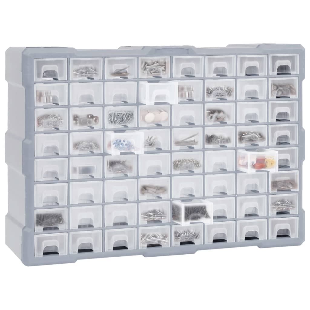 Organizator sa 64 ladice 52 x 16 x 37,5 cm