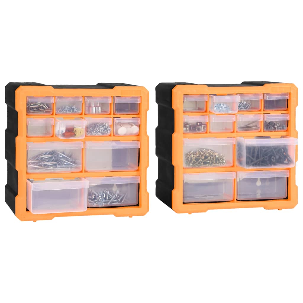 Organizatori s 12 ladica 2 kom 26,5 x 16 x 26 cm