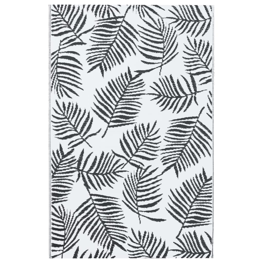 Vanjski tepih ARAKIL bijelo-crni 160 x 230 cm PP