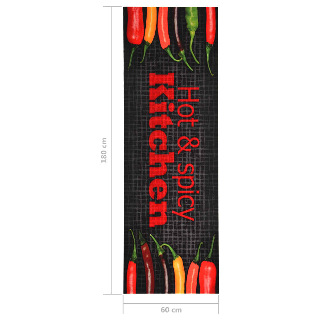 Prostirka za kuhinjski pod Hot & Spicy periva 60 x 180 cm