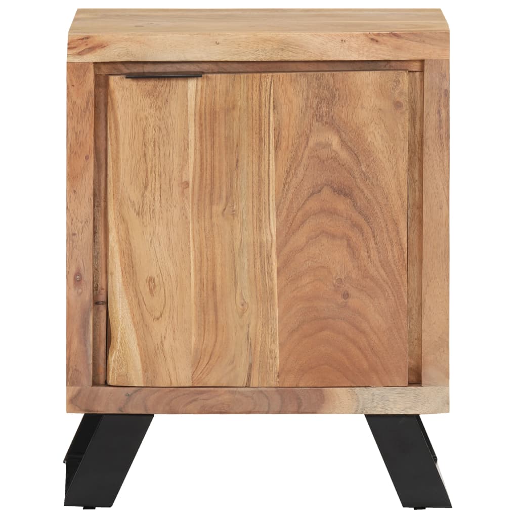 Noćni ormarić 40x30x50 cm masivno bagremovo drvo sa živim rubom