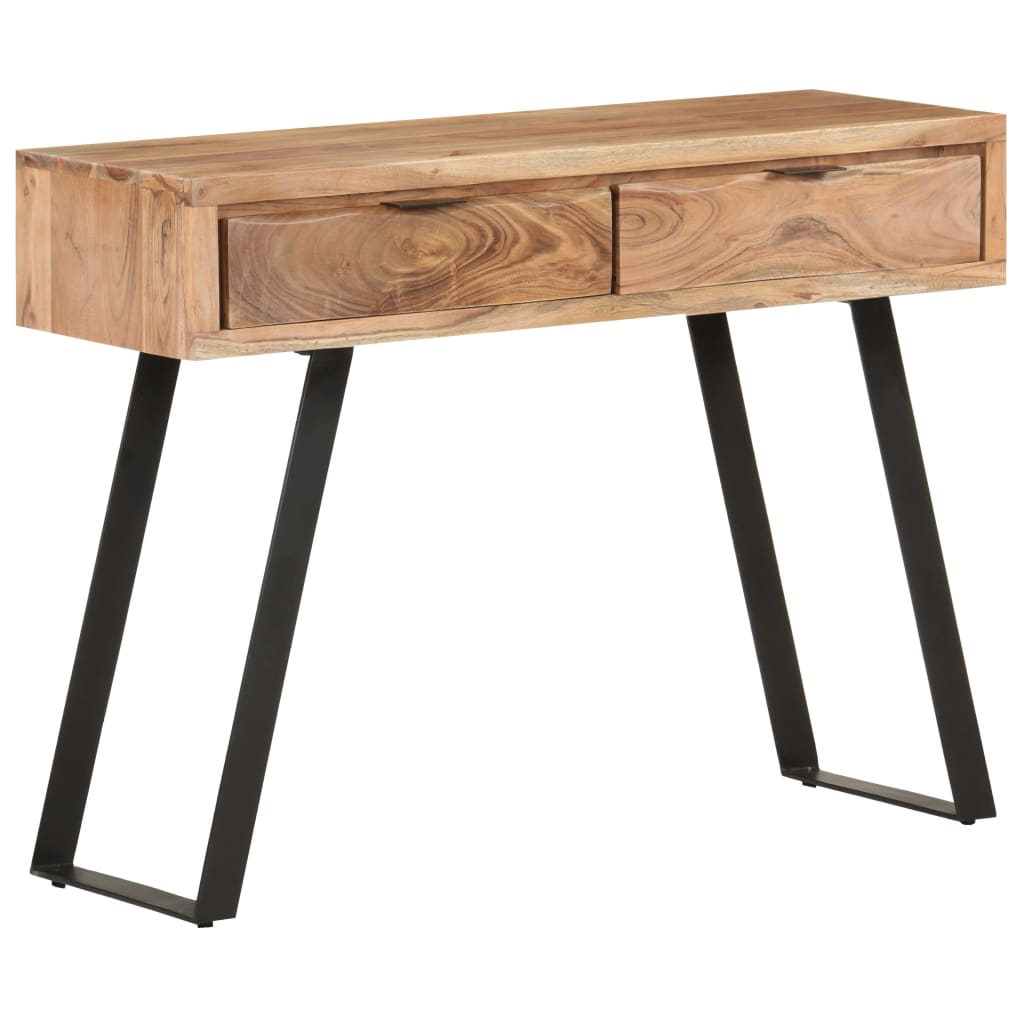 Konzolni stol 100 x 35 x 76 cm od masivnog bagremovog drva