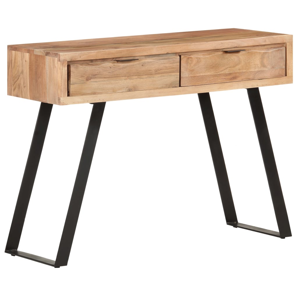 Konzolni stol 100 x 35 x 76 cm od masivnog bagremovog drva