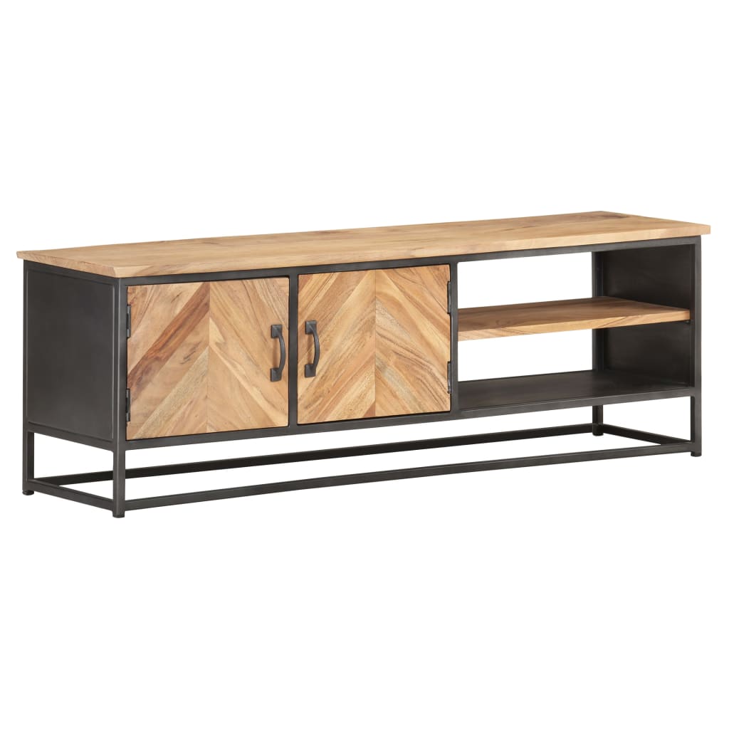 TV ormarić 120 x 30 x 40 cm od masivnog bagremovog drva