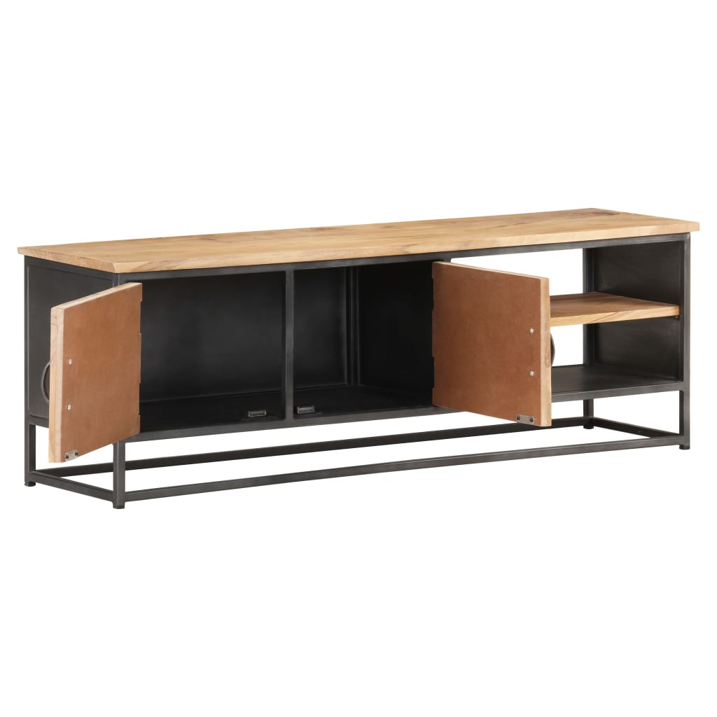 TV ormarić 120 x 30 x 40 cm od masivnog bagremovog drva