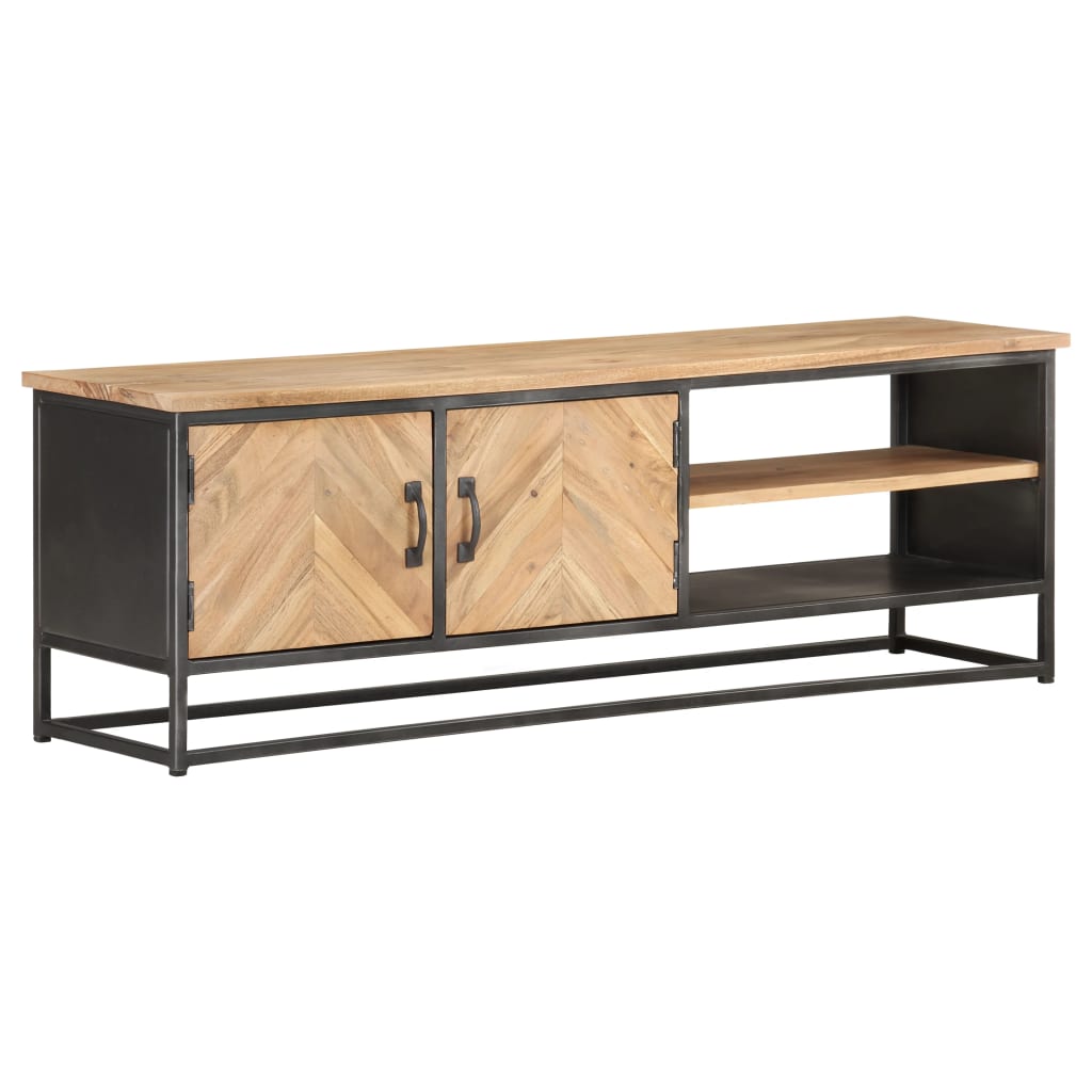 TV ormarić 120 x 30 x 40 cm od masivnog bagremovog drva