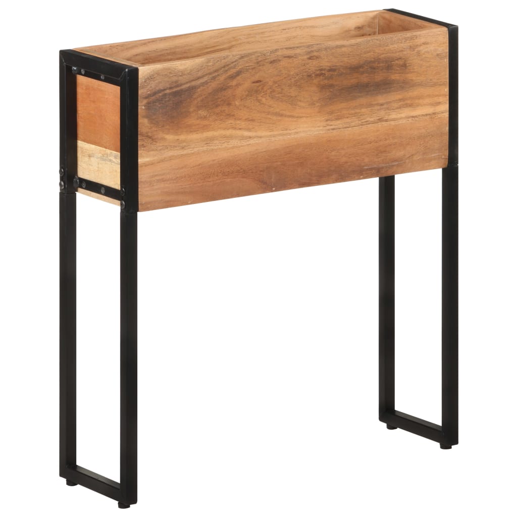 Posuda za sadnju 60 x 20 x 68 cm od masivnog bagremovog drva
