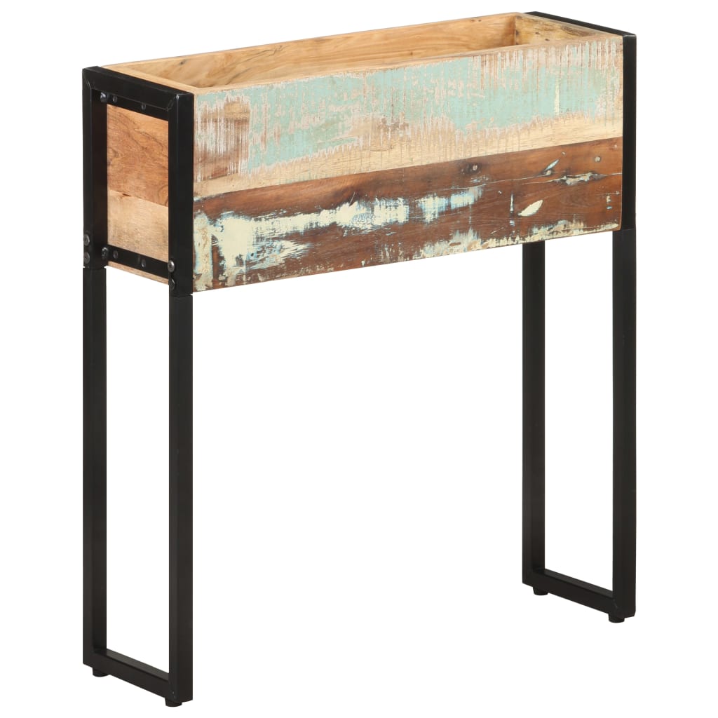 Posuda za sadnju 60 x 20 x 68 cm od masivnog obnovljenog drva