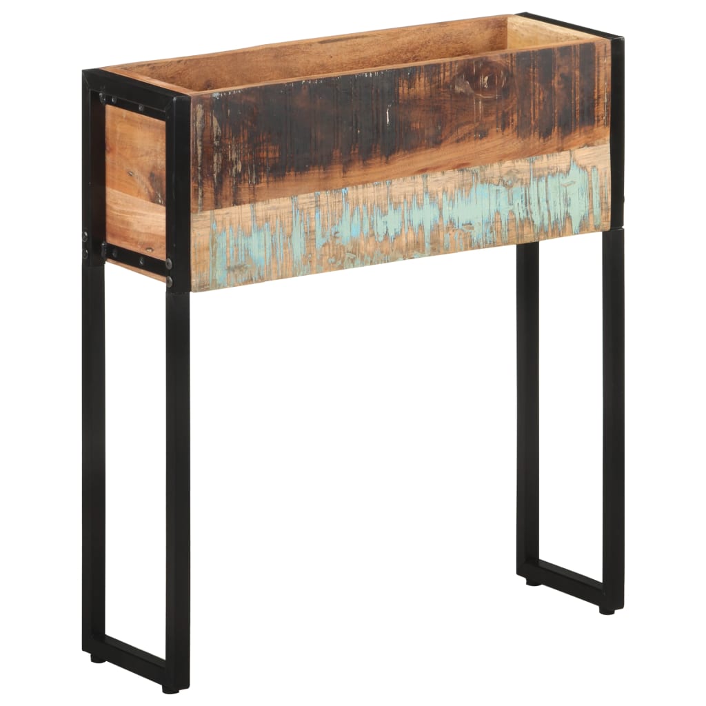 Posuda za sadnju 60 x 20 x 68 cm od masivnog obnovljenog drva