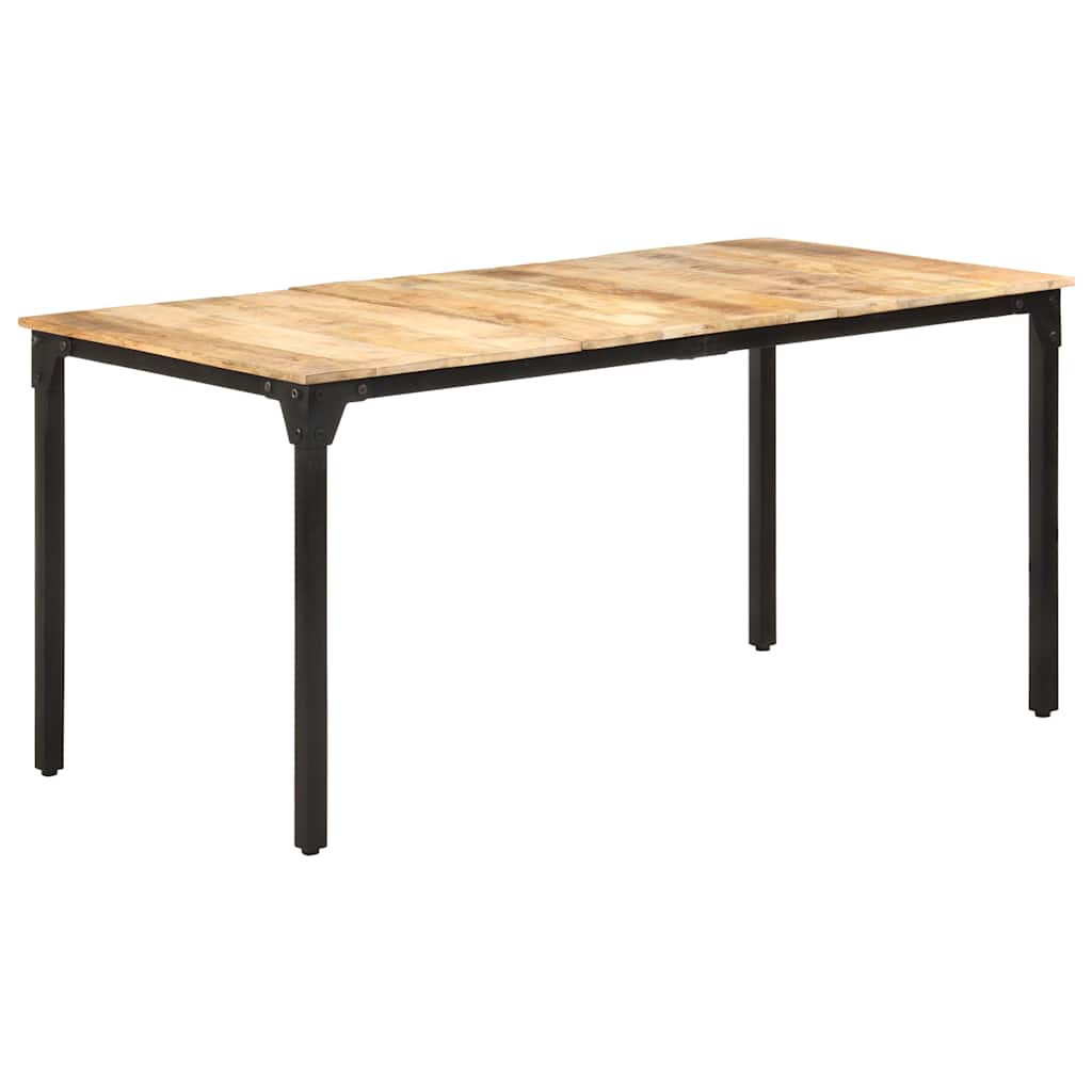 Blagovaonski stol 160 x 80 x 76 cm od grubog drva manga