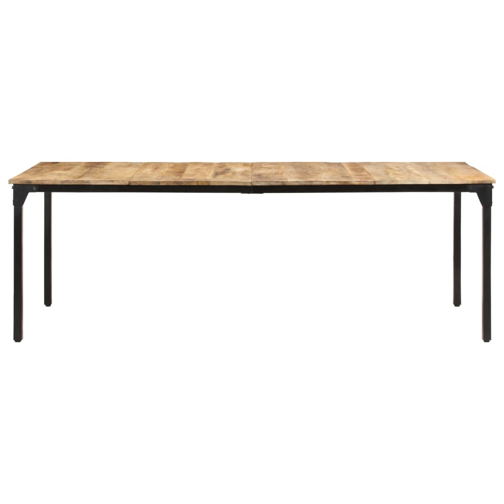Blagovaonski stol 220 x 100 x 76 cm od grubog drva manga