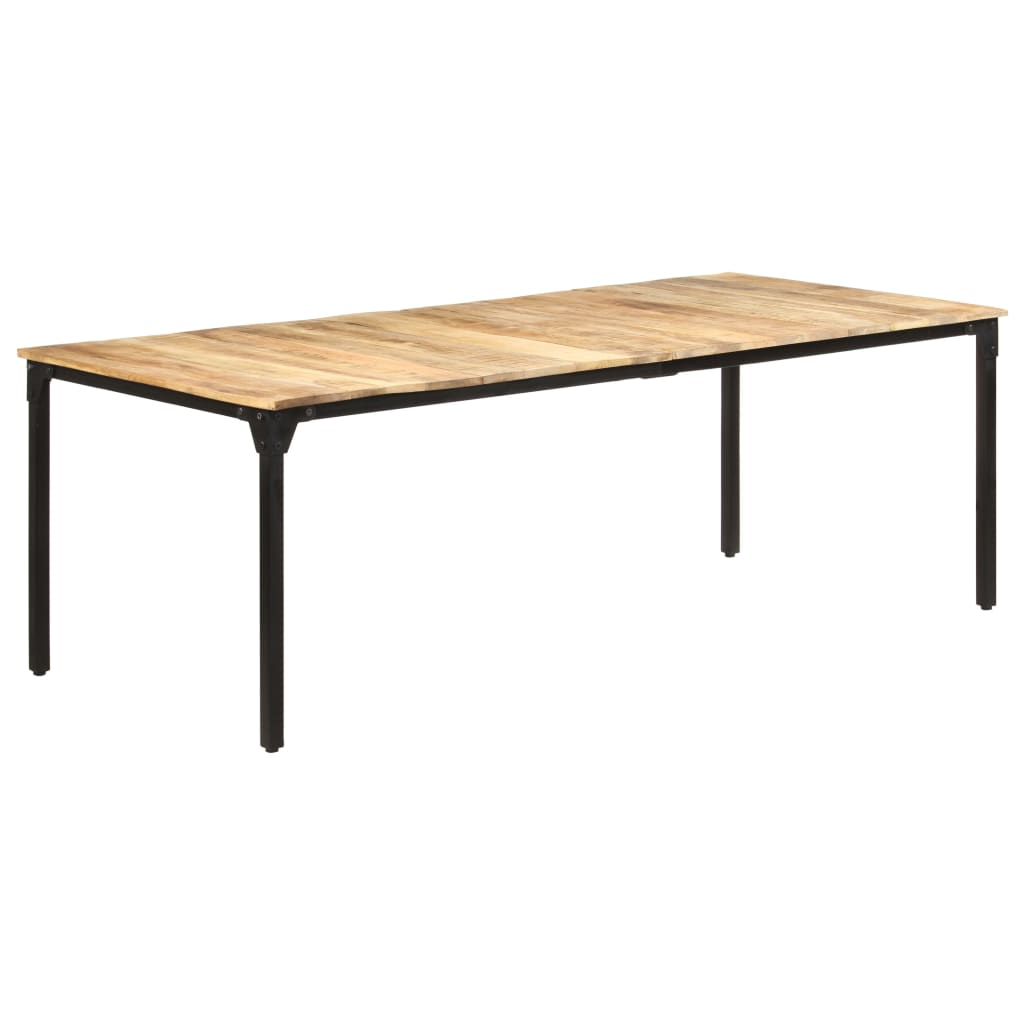 Blagovaonski stol 220 x 100 x 76 cm od grubog drva manga
