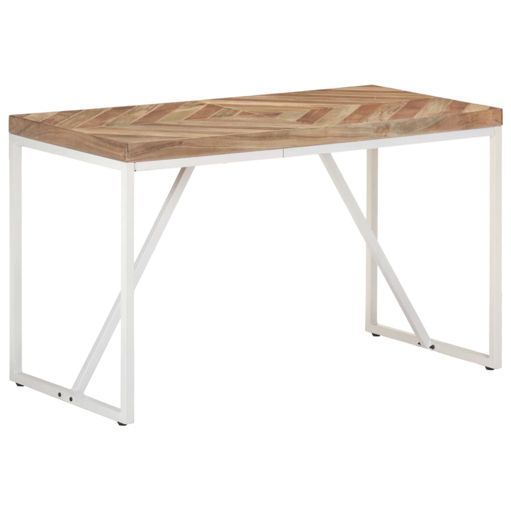 Blagovaonski stol 120 x 60 x 76 cm masivno drvo bagrema i manga